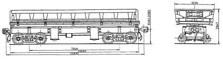 4-осный вагон-самосвал. Модель 31-638-01
